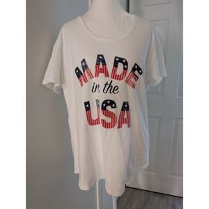 General Standard Women's Made in the USA Patriotic Shirt Size Large
